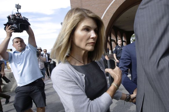 Lori Loughlin, pictured in 2019, has reported to federal prison in California.