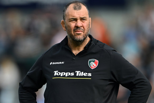 Leicester Tigers coach Michael Cheika.