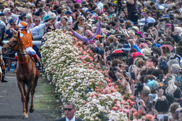 There won't be crowds at this year's Melbourne Cup carnival.