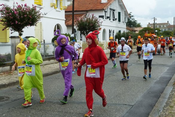 Not too serious: Marathon du Medoc.