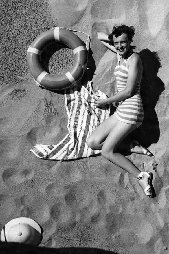 Northern beaches glamour circa 1935, at Palm Beach, Sydney.