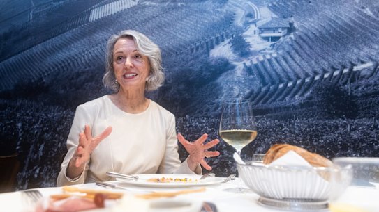 Lunch with Lynley Crosswell, chief executive of Museums Victoria at Scopri. 