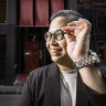 Lee Ho Fook owner-chef Victor Liong outside his favourite Melbourne restaurant, Flower Drum.