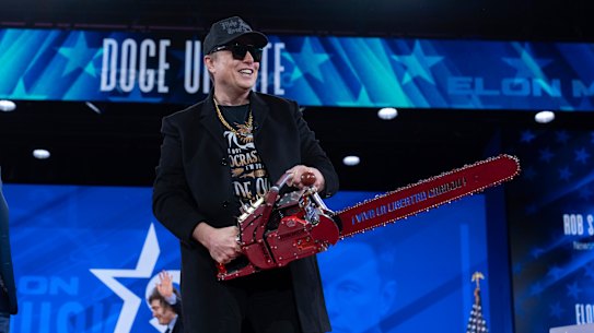 Elon Musk boasted of feeding USAID to the woodchipper.