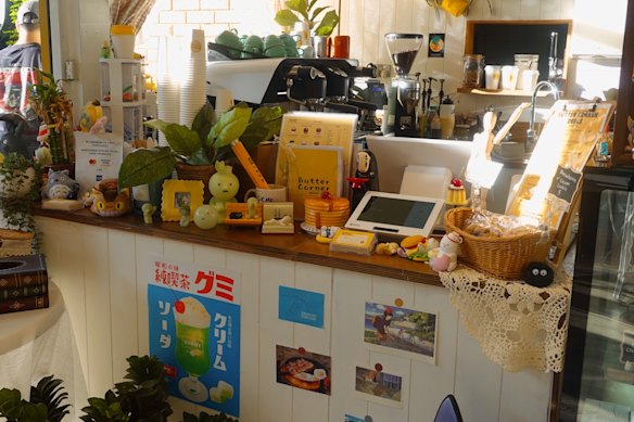 Studio Ghibli memorabilia at Butter Corner.