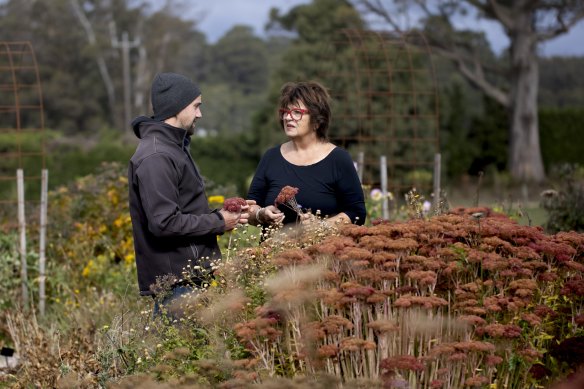 Alla Wolf-Tasker (right) believes small-scale agriculture is vital to regional communities.