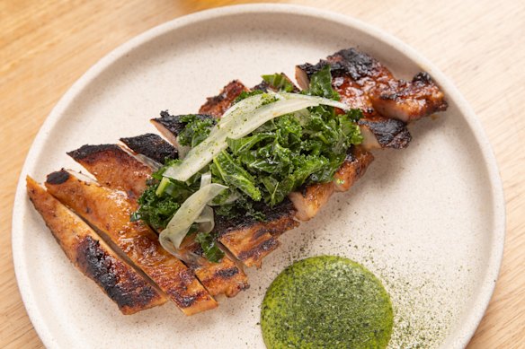 Shio koji pork cheek.