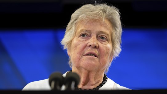 Despite the blowouts and delays, Kerry Schott said the Inland Rail was an important project that would lessen road congestion and emissions.