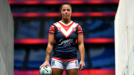 Roosters star Isabelle Kelly.