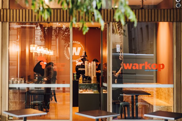 Warkop's city location on Little Collins Street.