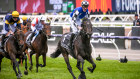 Gold Trip, ridden by Mark Zahra, won the 2022 Melbourne Cup.