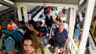 Sydney Trains passengers at Redfern Station