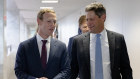 Mark Zuckerberg and his new head of global policy Joel Kaplan. 