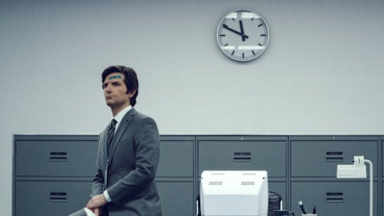 Adam Scott plays the dutiful employee of a mysterious company in the black comedy Severance.
