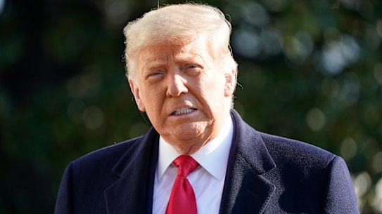 US President Donald said his speech to his supporters before the deadly riot was "totally appropriate".