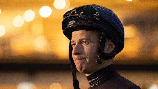 Jockey James McDonald fronts the media during the week to discuss breaking an Australian riding record.
