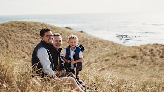 Aaron Suin (left), Nick Stead and their son Abraham: “We had occupancy rates we’d never dreamed of. Then COVID-19 hit and, within 48 hours, every single booking was gone.”