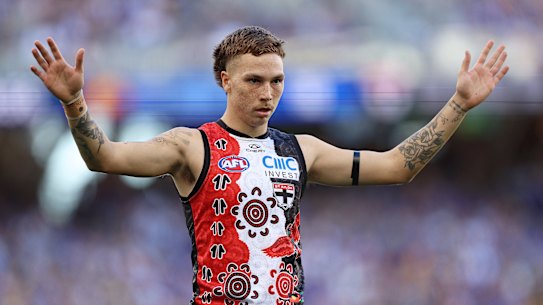 St Kilda’s Lance Collard was suspended for nine weeks. 