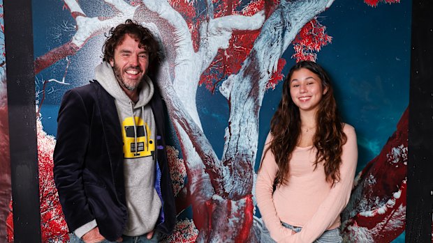 Damon Gameau and Ruby Rodgers in Future Council.