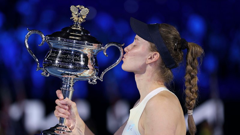Elena Rybakina topples world No.1 Aryna Sablenka to win her first Melbourne Park crown on Rod Laver Arena