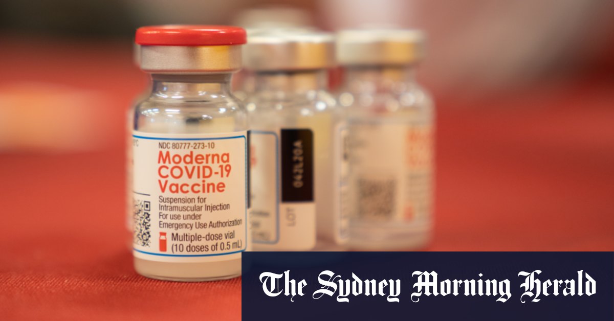 Coronavirus Australia Moderna Covid Vaccine Deal Struck With Morrison Government