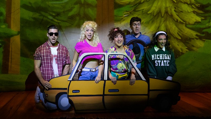 As parody musicals go, this is the only one I can recall with a ‘splatter zone’