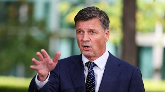 Opposition Leader Angus Taylor.