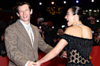 Callum Turner and Dua Lipa dance at the 76th Berlin International Film Festival in February.