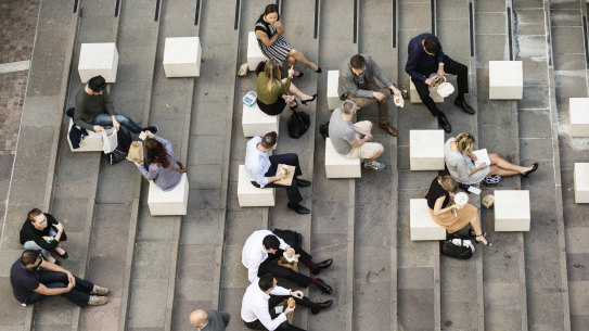 For the first time there are more than 14 million employed people in Australia.