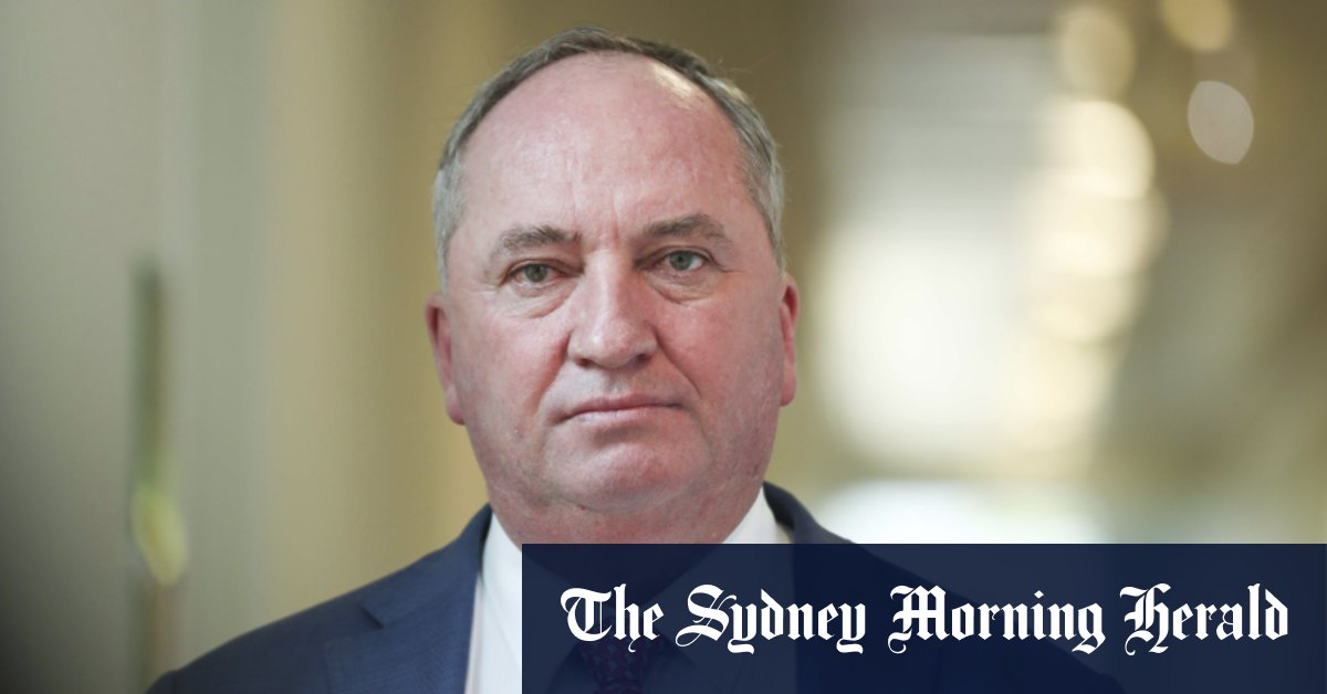 Man charged with threatening officer travelling with Barnaby Joyce – Sydney Morning Herald