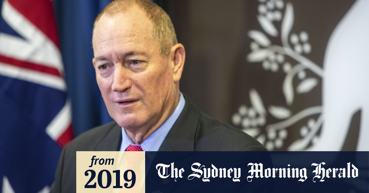Election 2019 Fraser Anning Booted From Senate