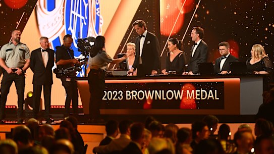 The votes arrive for the 2023 Brownlow Medal.