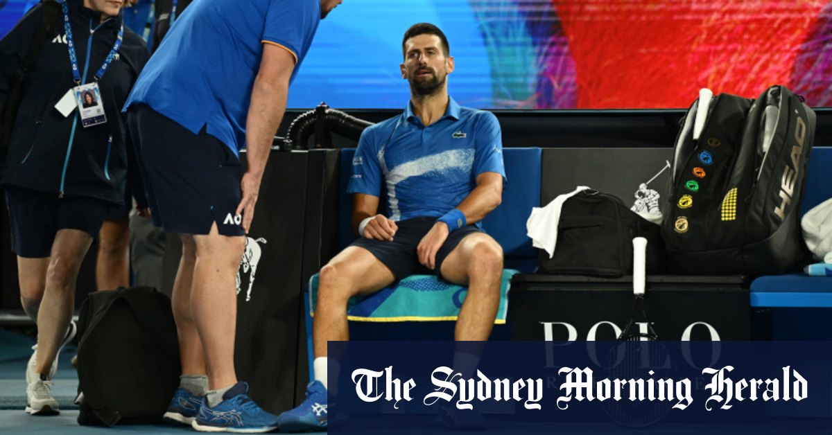 Djokovic Plays it Safe on Leg Injury as He Eyes 11th Australian Open Triumph