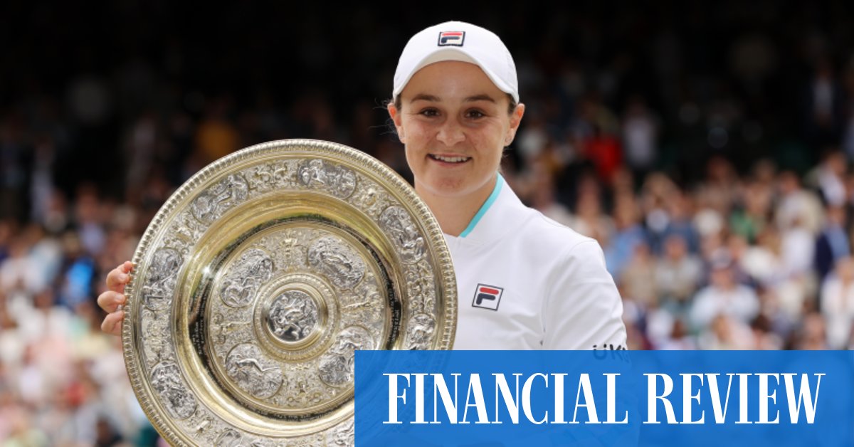 Ash Barty wins Wimbledon women's singles final, beating ...