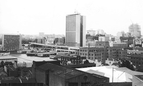 The just completed AMP building at Sydney’s Circular Quay on February 22, 1962.