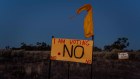 A sign outside the NSW town of Wilcannia.