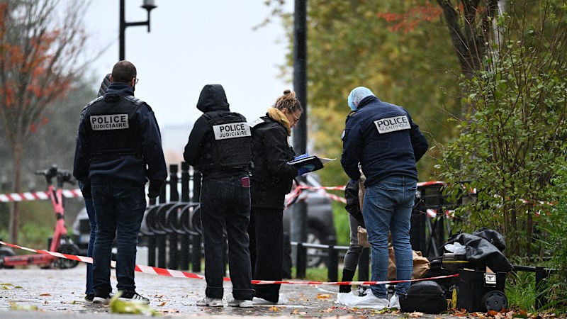 Shooting outside Paris adds to tensions on eve of mega protests
