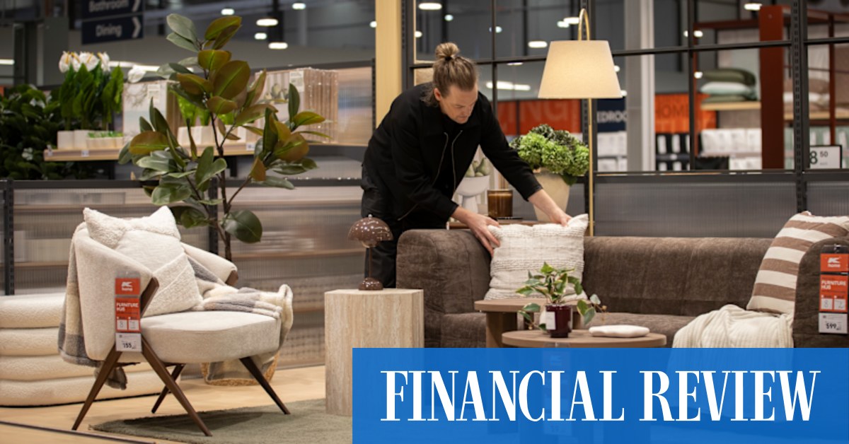 Kmart launches new dedicated furniture store K home in Melbourne to challenge IK...