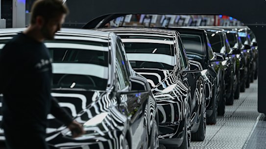 Tesla sold far fewer units amid a factory shutdown in China and other supply chain woes.