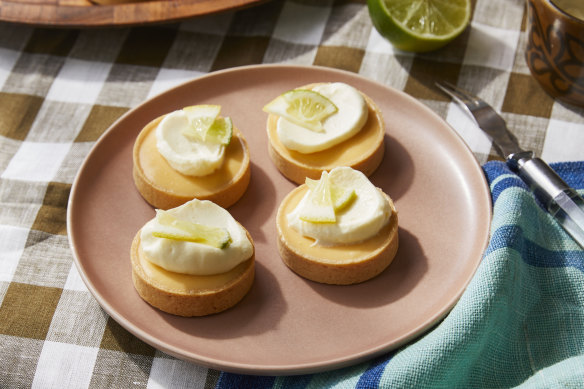 Emelia Jackson’s lemon, lime and bitters tartlets.
