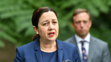 Queensland Premier Annastacia Palaszczuk will be making key decisions on whether borders, bars and restaurants will open today. 