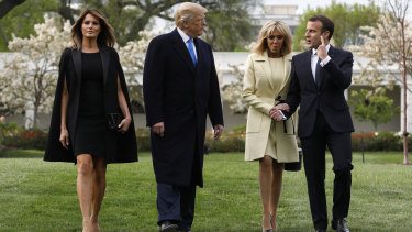 Melania Trump Channels Celine Dion During French State Visit