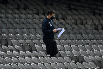 Blues coach David Teague expects to learn his fate on Monday.