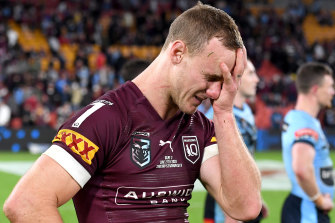 A devastated Daly Cherry-Evans could not hide his disappointment.