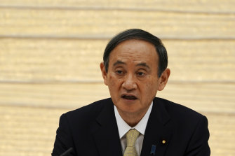 Japanese Prime Minister Yoshihide Suga.