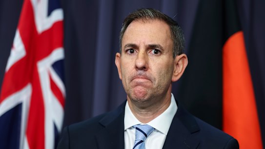 Treasurer Jim Chalmers on Tuesday.