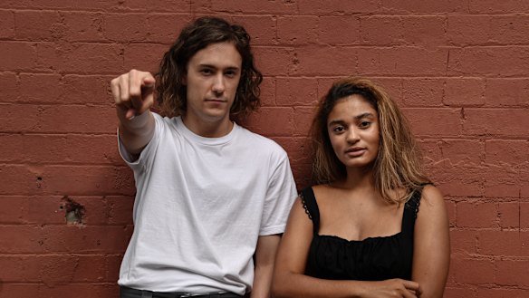 Ebony Boadu (right) departed Triple J Breakfast at the end of 2022, with host Bryce Mills now presenting alongside Concetta Caristo.