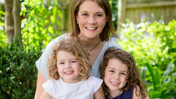 Brigid Glanville with
Clementine, left, and Lola.