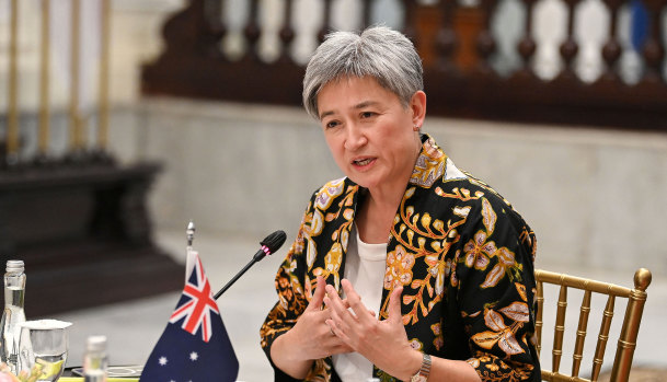 Foreign Minister Penny Wong fronts a meeting in Jakarta this week.