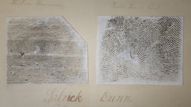 The fingerprints of Patrick Dunn linked him to a 1905 tobacco robbery.